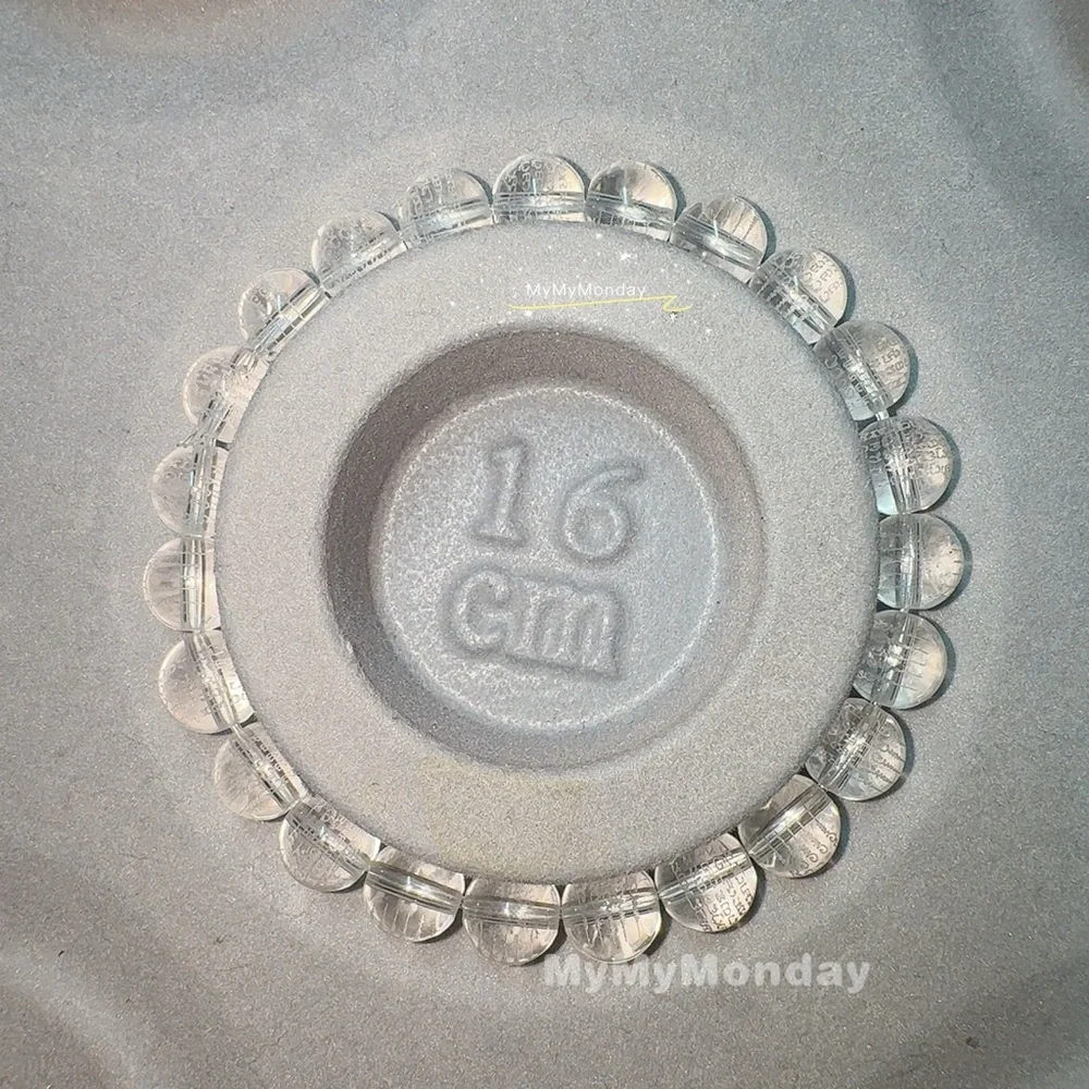 Clear Quartz Bracelet with Hah Taew 8mm - Picture 5 of 9